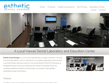 Tablet Screenshot of esthetichawaii.com